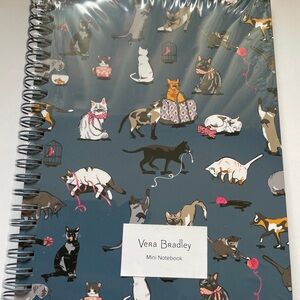 Vera Bradley Mini Spiral Bound Notebook Cats Meow